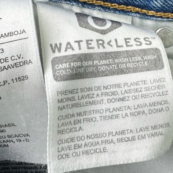 Levi's Loose Straight High Rise Denim Jeans Size 28 - Picture 8 of 12